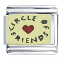 Italian Charms - circle of friendship italian charms Image.