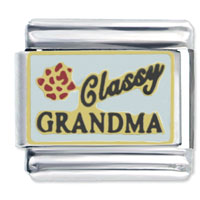 Italian Charms - classy grandma italian charm Image.