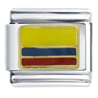 Italian Charms - flag of colombia italian charm Image.