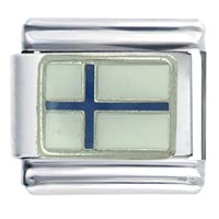 Italian Charms - flag of finland italian charm Image.