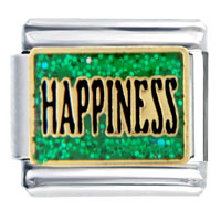 Italian Charms - happiness italian charm Image.