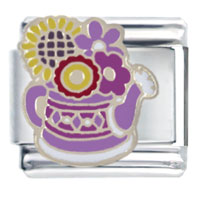 Italian Charms - watering can italian charm Image.