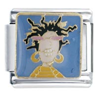 Italian Charms - wild lady italian charm Image.