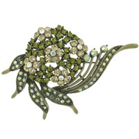 Brooches & Pins - flower bunch brooch Image.