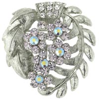 Brooches & Pins - royal flowers brooch Image.