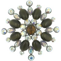 Brooches & Pins - victorian flower brooch Image.