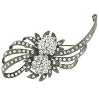 Brooches & Pins - flower ribbons brooch Image.
