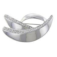 Stainless Steel Jewelry - curves brooch Image.