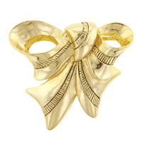 Brooches & Pins - golden bow brooch Image.