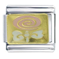 Italian Charms - pink lollipop italian charm Image.