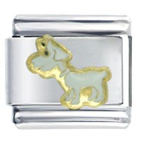 Italian Charms - goat white italian charm Image.