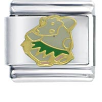 Italian Charms - hula hippo italian charm Image.