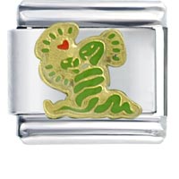 Italian Charms - snakes in love italian charm Image.