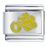 Italian Charms - baby rattle italian charm Image.