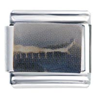 Italian Charms - great wall of china photo italian charm Image.
