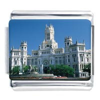 Italian Charms - spanish central post office madrid photo italian charm Image.