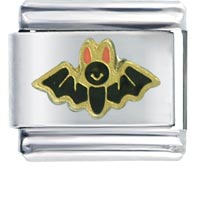 Italian Charms - happy bat italian charm Image.