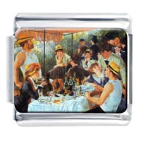 Italian Charms - le dejeuner des canotiers photo italian charm Image.