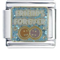 Italian Charms - white forever friendship italian charms Image.