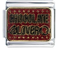 Italian Charms - chocolate lover italian charm Image.