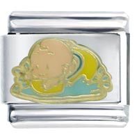 Italian Charms - water baby italian charm Image.