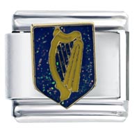 Italian Charms - coat of arms ireland italian charm Image.