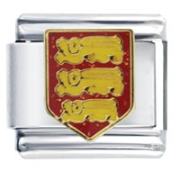 Italian Charms - coat of arms england italian charm Image.