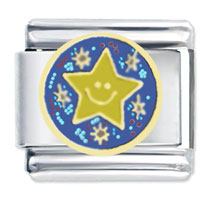 Italian Charms - twinkling star italian charm Image.