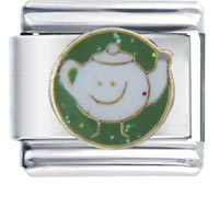 Italian Charms - a little teapot italian charm Image.