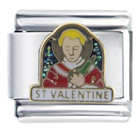Italian Charms - st valentine italian charm Image.