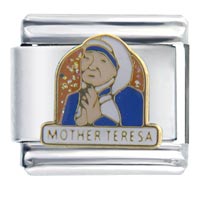 Italian Charms - mother teresa italian charm Image.