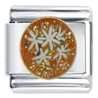 Italian Charms - jasmine flower italian charm Image.