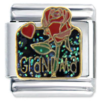 Italian Charms - grandma rose italian charm Image.