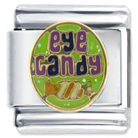 Italian Charms - eye candy italian charm Image.