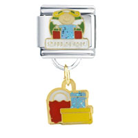 Italian Charms - shopping angel dangle italian charm Image.