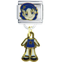 Italian Charms - anime star girl dangle italian charm Image.