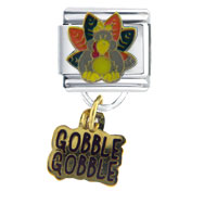 Italian Charms - gobble gobble dangle italian charm Image.