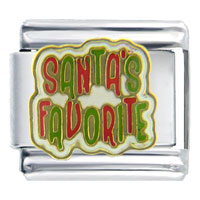 Italian Charms - santa claus' favorite italian charm Image.