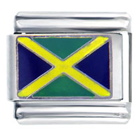 Italian Charms - flag of jamaica italian charm Image.