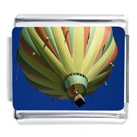 Italian Charms - hot air balloon photo italian charm Image.