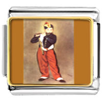 Italian Charms - manet's art the fifer photo italian charm Image.