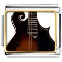 Italian Charms - hollow body electric guitar photo italian charm Image.