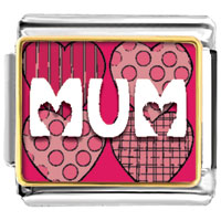Italian Charms - call your mother mum photo italian charm Image.