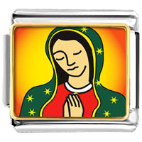 Items from KS - our lady of guadalupe charm photo italian charm Image.