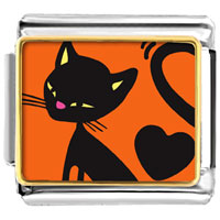 Italian Charms - bombay cat photo italian charm Image.
