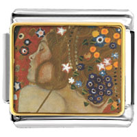 Italian Charms - water serpents paintings photo italian charm Image.