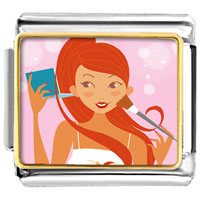 Italian Charms - gold plated hobbies makeup photo italian charm bracelets Image.