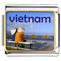 Italian Charms - vietnam photo italian charm Image.