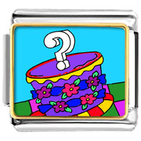 Italian Charms - gift box photo italian charm Image.