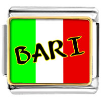 Italian Charms - bari photo italian charm Image.